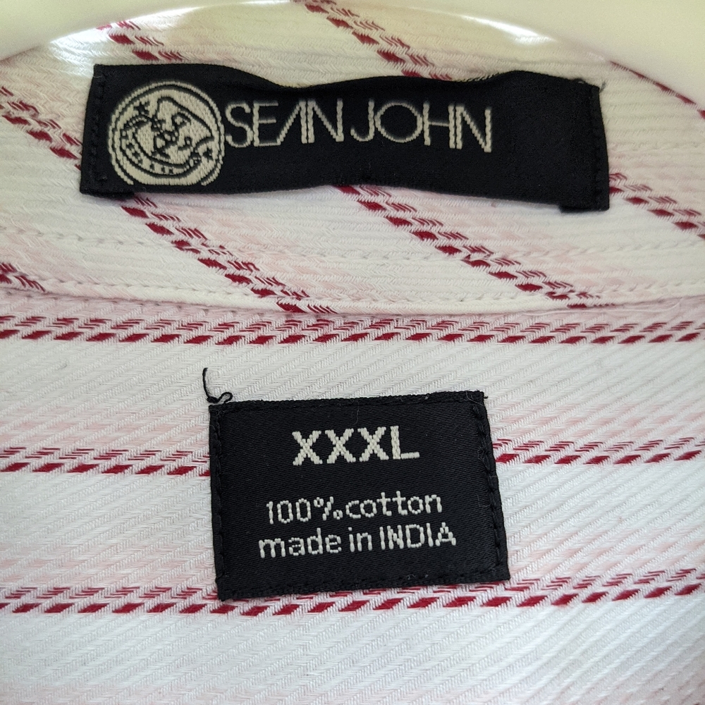 Sean Jean 3x Heavy Cotton Button Down Shirt clean